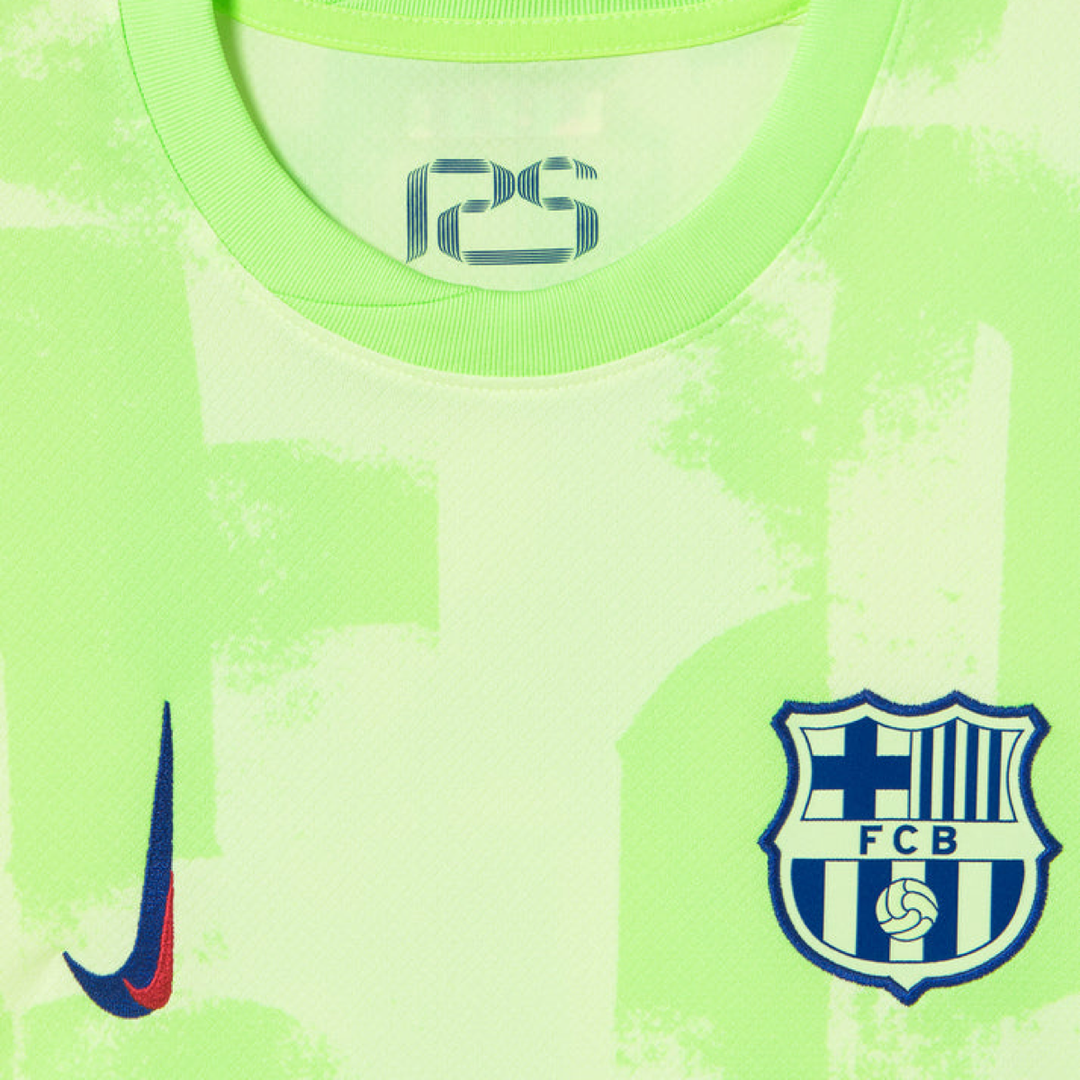 2024-25 FC Barcelona 3a Equipación Logo Spotify
