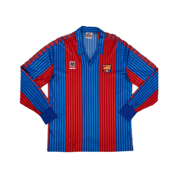 1991-92 FC Barcelona 1a Equipación Manga Larga