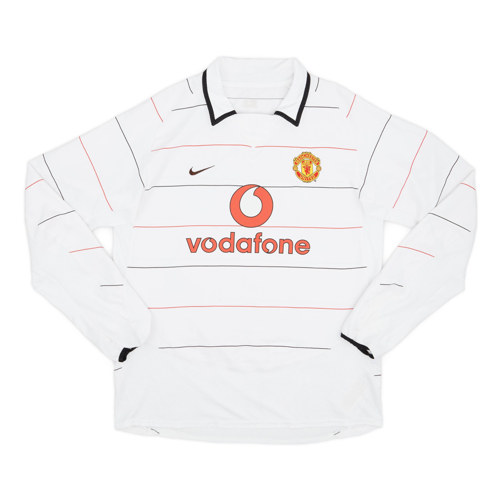 2003-05 Manchester United FC 2a Equipación Manga Larga