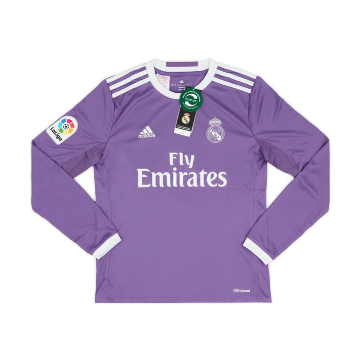 2016-17 Real Madrid CF 2a Equipación Manga Larga