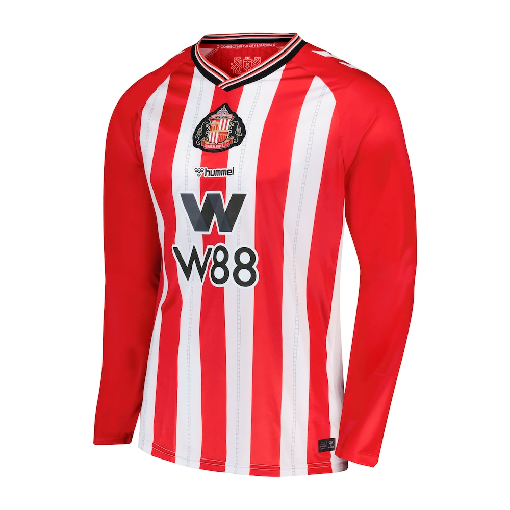 2025-26 Sunderland AFC 1a Equipación Manga Larga