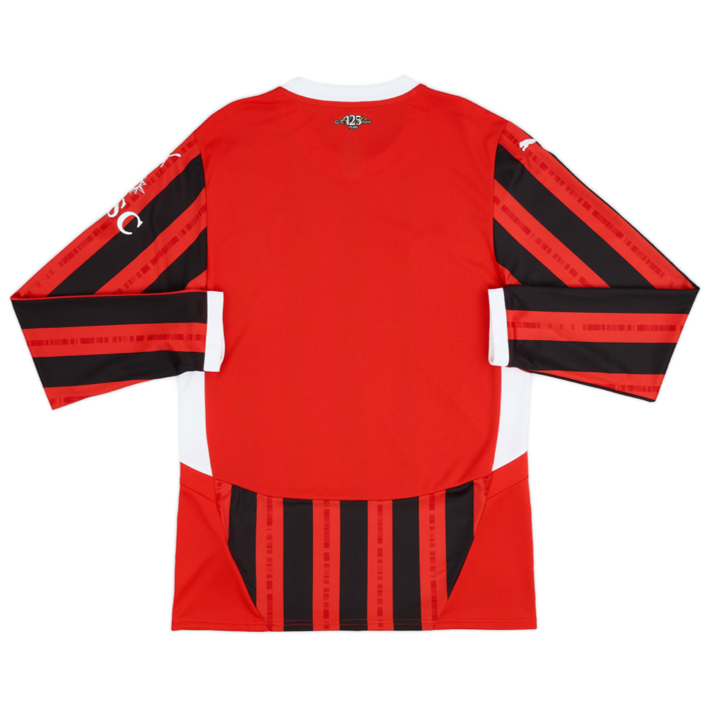 2024-25 AC Milan 1a Equipación Manga Larga