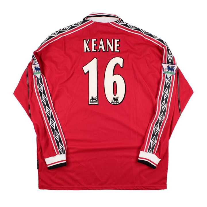 1998-00 Manchester United FC 1a Equipación Manga Larga