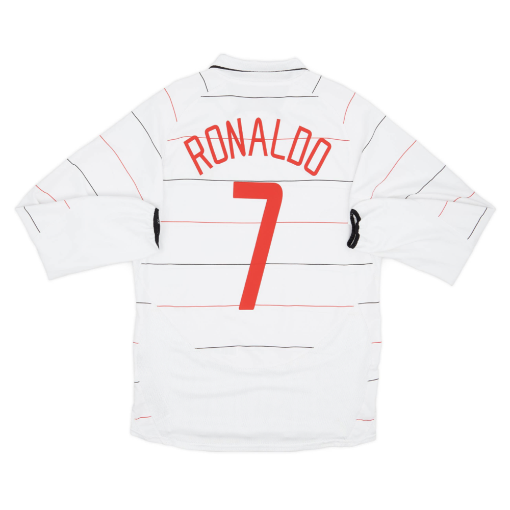 2003-05 Manchester United FC 2a Equipación Manga Larga