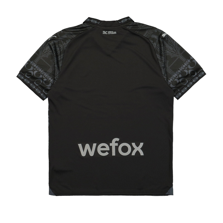 2023-24 AC Milan x Pleasures Equipación Edicion Especial Negro