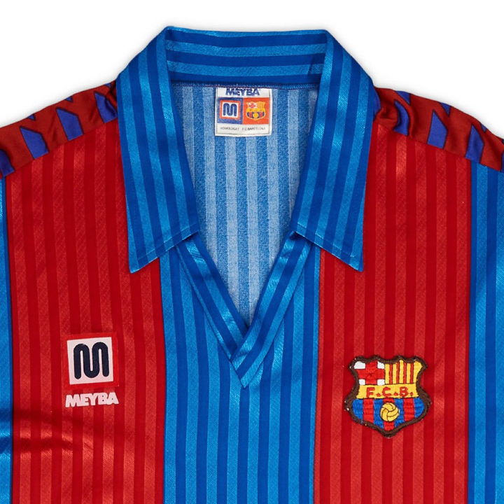 1991-92 FC Barcelona 1a Equipación Manga Larga