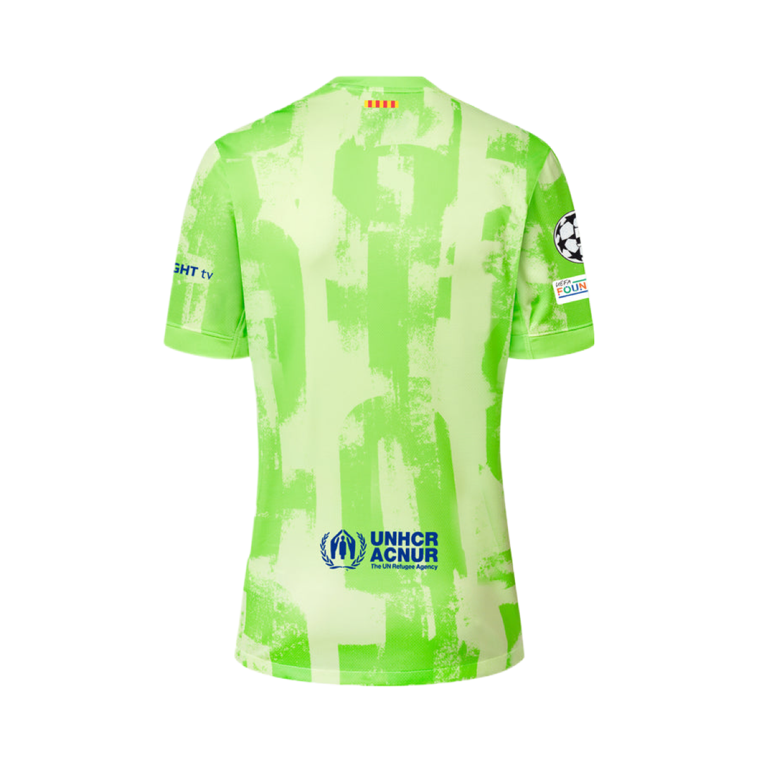 2024-25 FC Barcelona 3a Equipación Logo Spotify