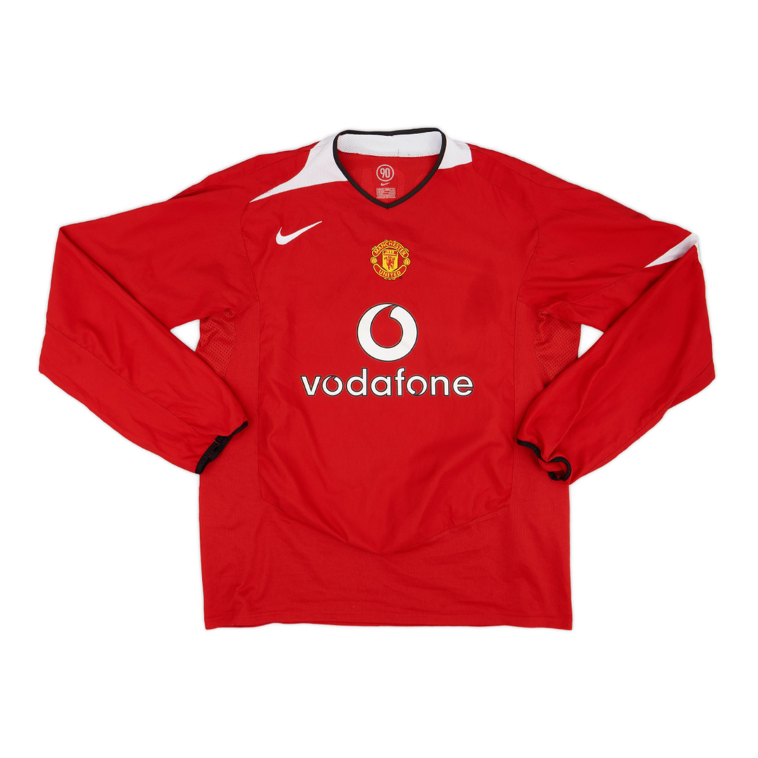 2004-06 Manchester United FC 1a Equipación Manga Larga