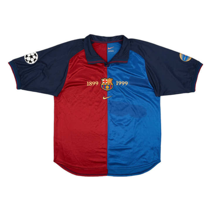 1999-00 FC Barcelona 1a Equipación