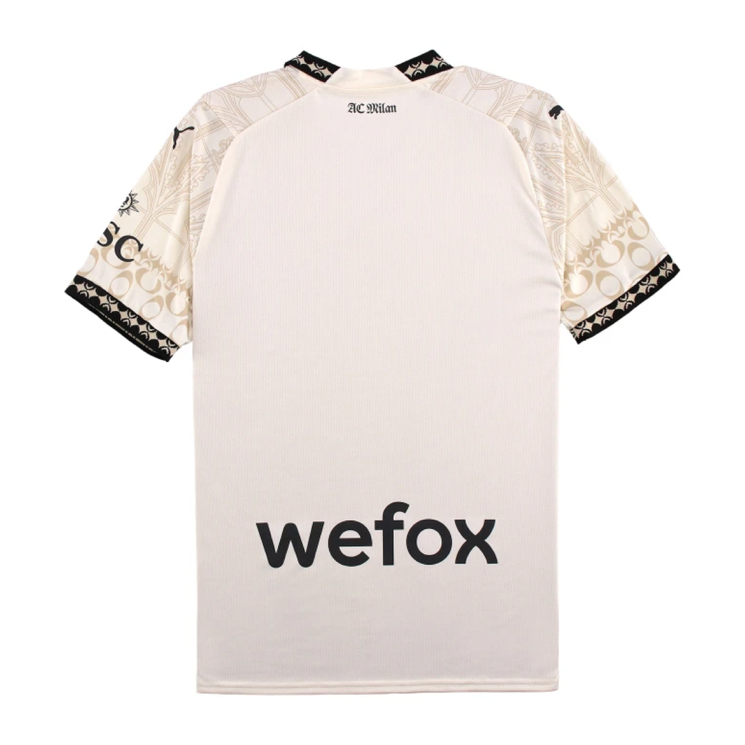 2023-24 AC Milan x Pleasures Equipación Edicion Especial Beige