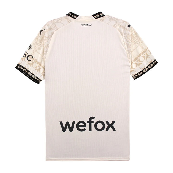 2023-24 AC Milan x Pleasures Equipación Edicion Especial Beige