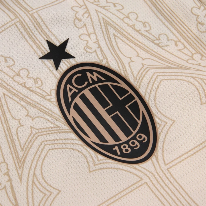 2023-24 AC Milan x Pleasures Equipación Edicion Especial Beige