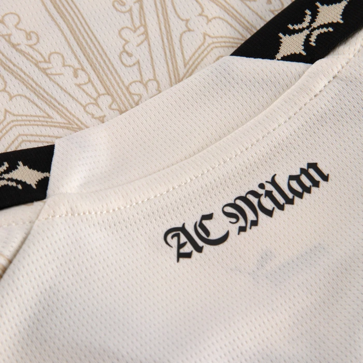 2023-24 AC Milan x Pleasures Equipación Edicion Especial Beige