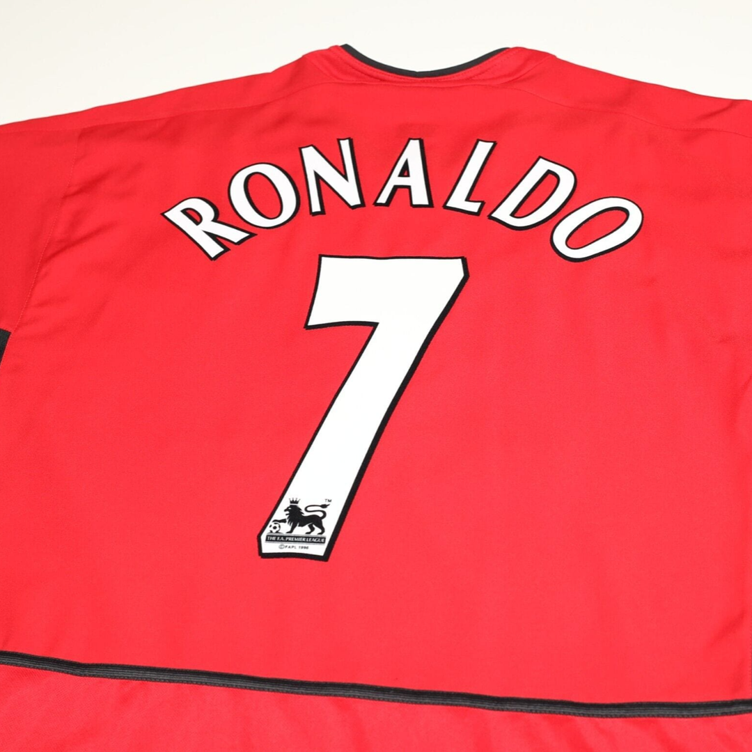 2002-04 Manchester United FC 1a Equipación Manga Larga